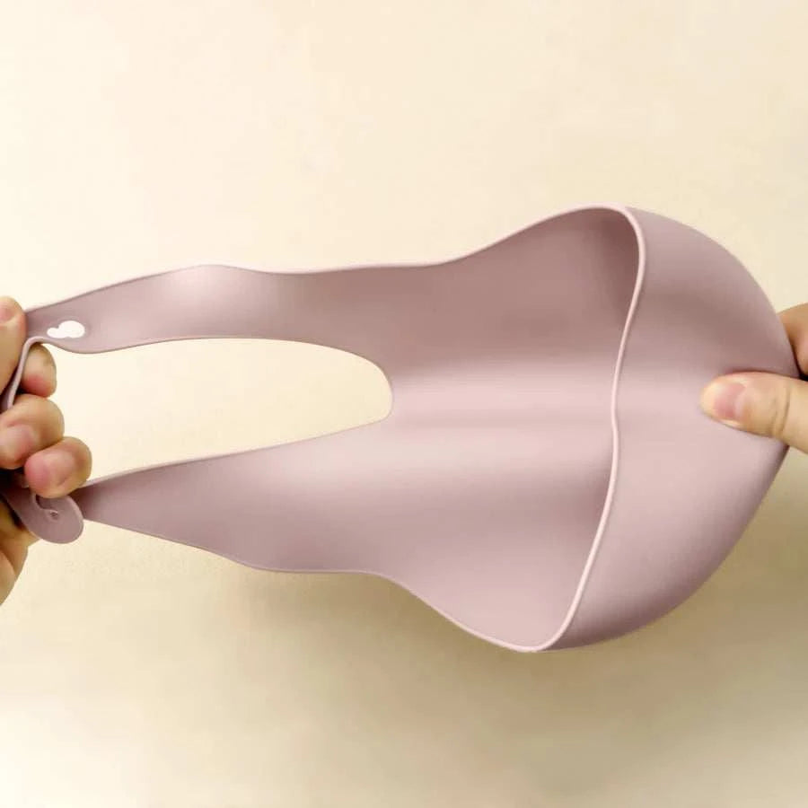 2PCS Toddler Silicone Breastplate Baby Bib Waterproof Solid Color Infant Bibs Newborn Feeding Burp Cloth Drooling Scarf