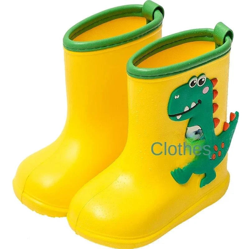 Children Rain Boots Baby Boys Girl EVA Non-slip Outdoor Cartoon Dinosaur Rain boots for Kids Waterproof Shoes Water boots girl