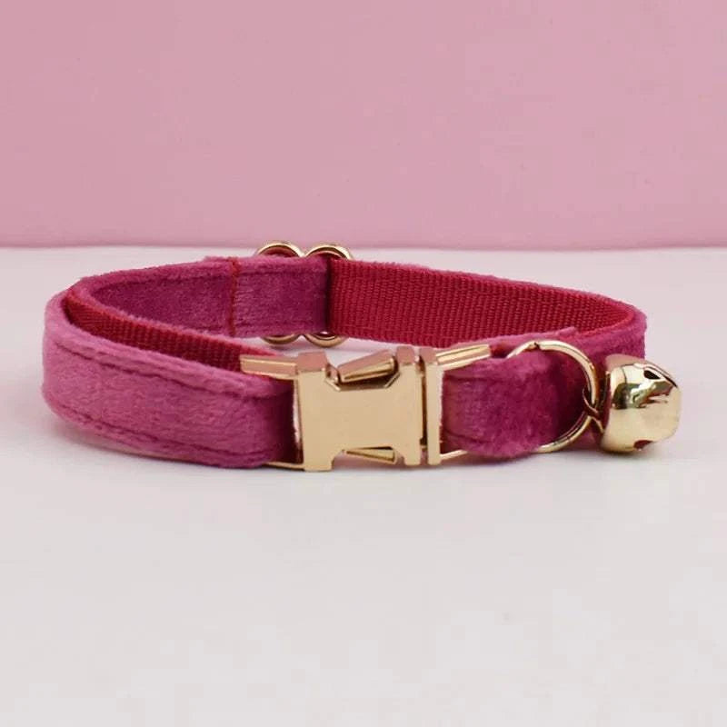 Stylish Adjustable Cat Collar with Bowknot Engraveable Pet Safety Feature for Choking Prevention Comfortable Fit for Cats