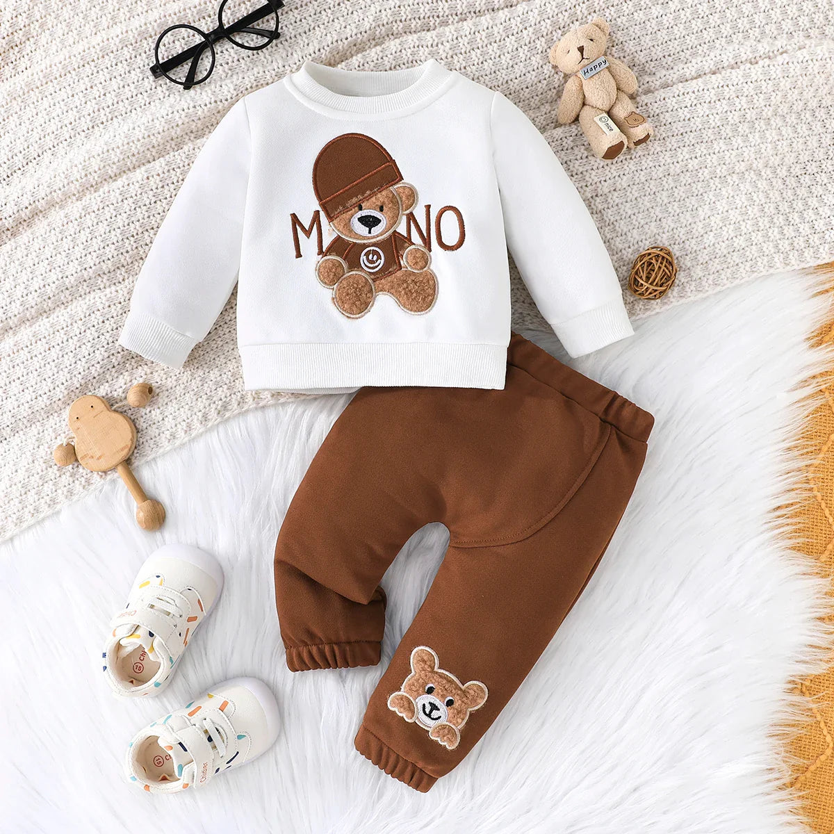 Toddler Cartoon Bear Outfit