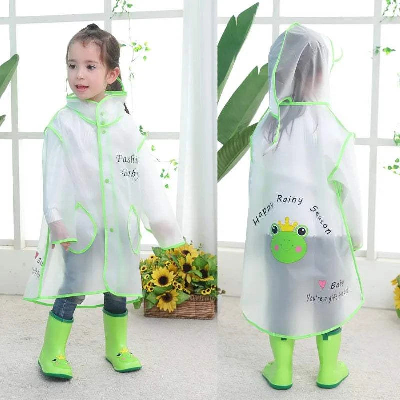 Rain Boots Kids Boy Waterproof Light and Handy Toddler Water Shoes for Girls PVC Rubber Waterproof Kids Cartoon Rain Boots