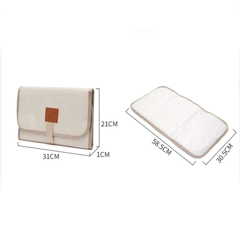 Nappy Diaper Changing Mat Waterproof Floor Change Play Mat Baby Portable Foldable Washable Compact Travel