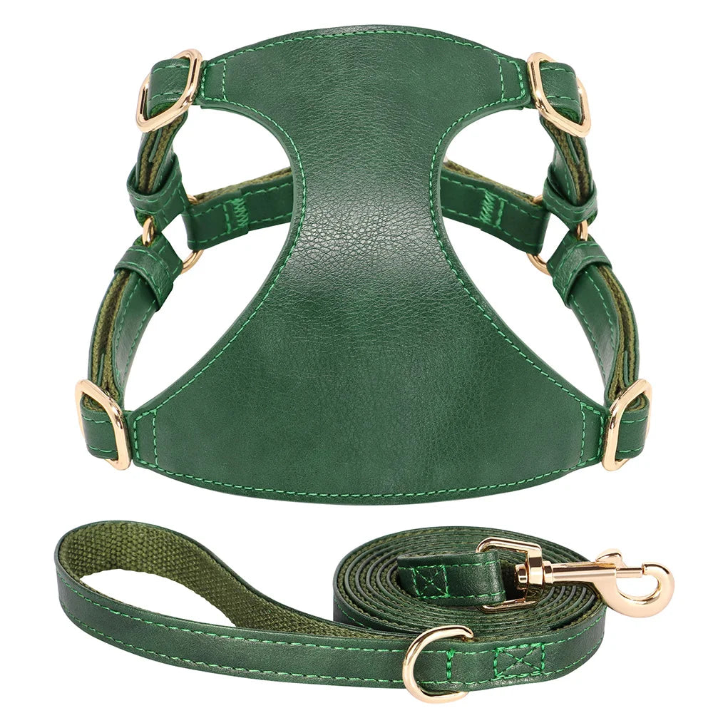 PU Leather Dog Harness