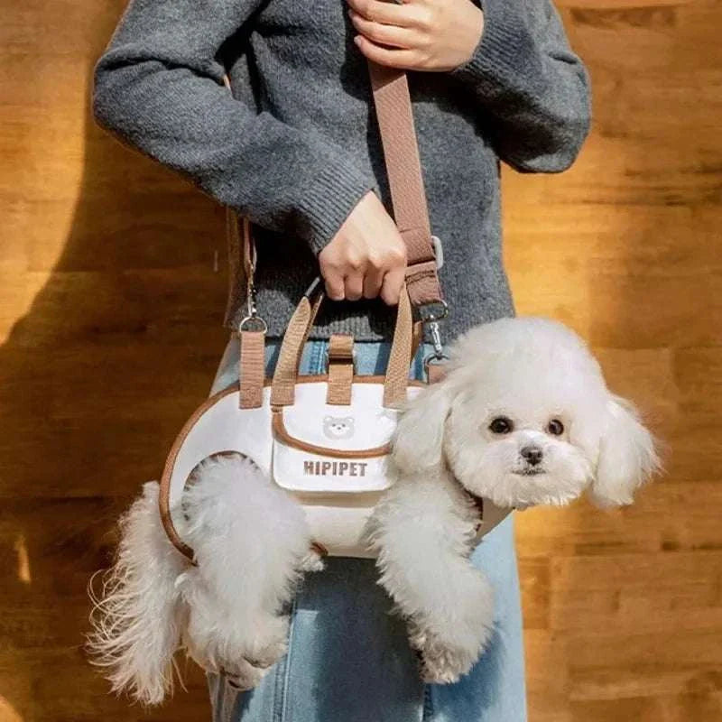 Portable breathable dog bag out multi-functional pet carrier backpack with adjustable straps