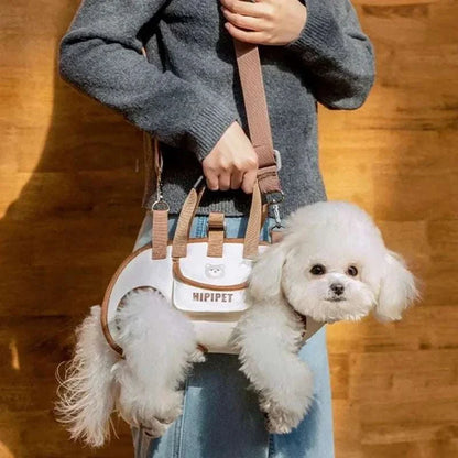 Portable breathable dog bag out multi-functional pet carrier backpack with adjustable straps