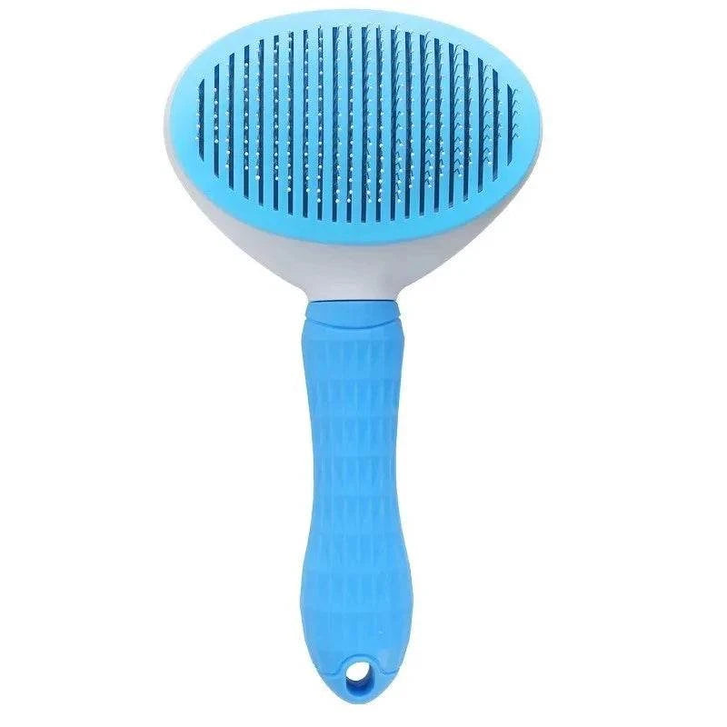 Pet hair removal brush with stainless steel needles for dogs and cats grooming