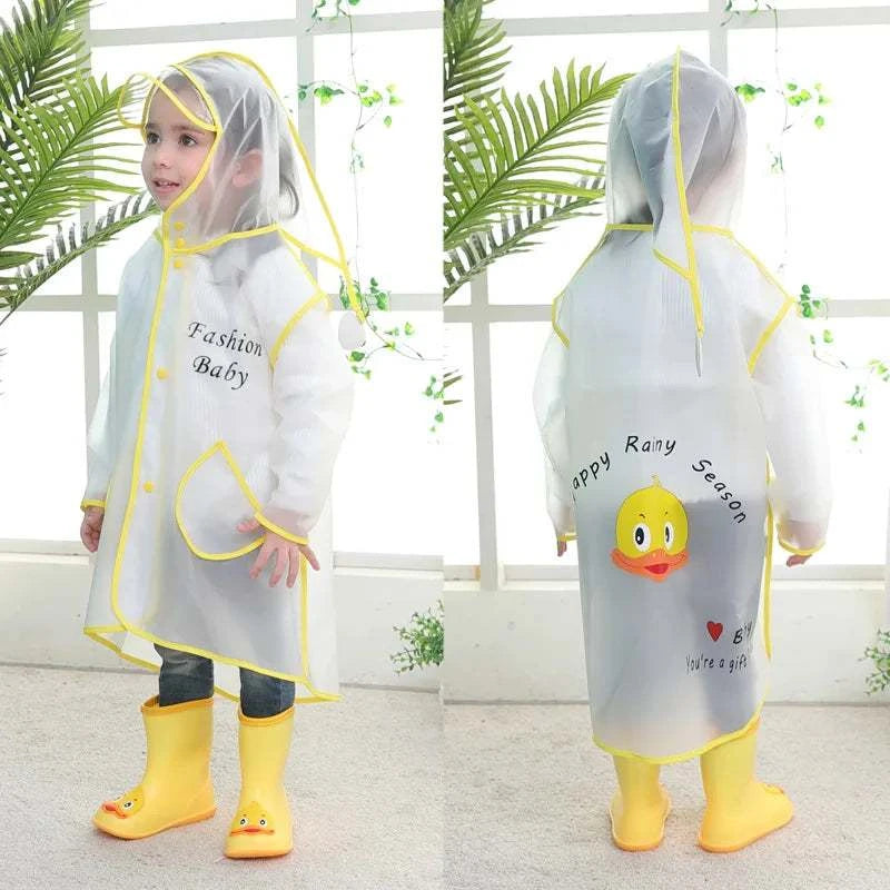 Rain Boots Kids Boy Waterproof Light and Handy Toddler Water Shoes for Girls PVC Rubber Waterproof Kids Cartoon Rain Boots