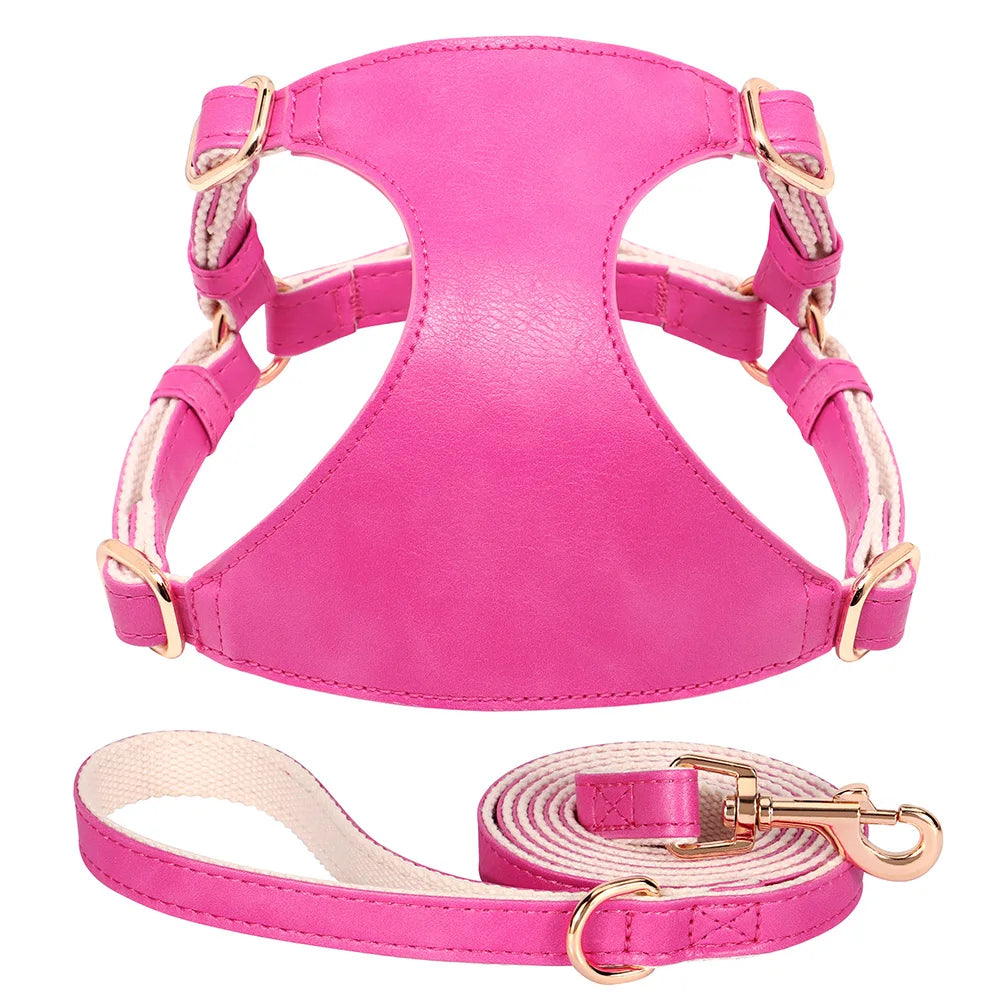 PU Leather Dog Harness
