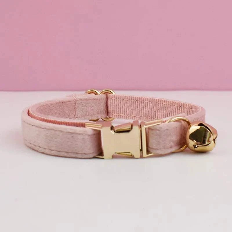 Stylish Adjustable Cat Collar with Bowknot Engraveable Pet Safety Feature for Choking Prevention Comfortable Fit for Cats