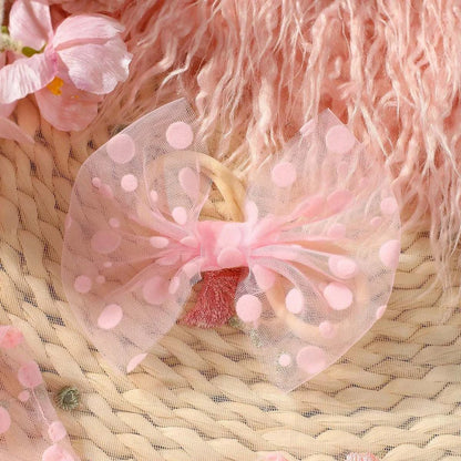 Ylstee Circular Polka Dot Newborn Photography Romper with Bow Headband Baby Girl Photoshoot Outfits 1 Month Infant Picture Props