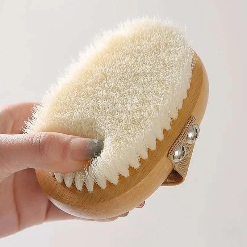 Dual-Sided Boar Bristle Pet Brush: Massage &amp; Deshedding Grooming Tool for Dogs &amp; Cats, Gentle Cleaning and Shine Enhancer