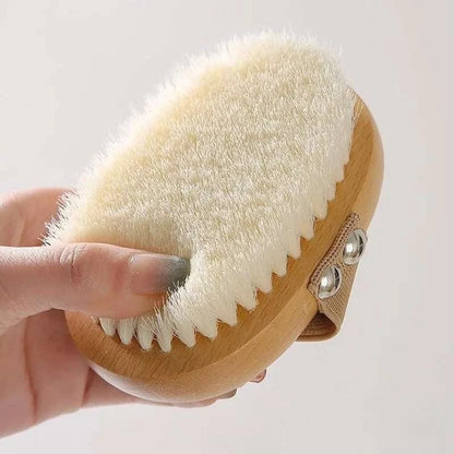 Dual-Sided Boar Bristle Pet Brush: Massage &amp; Deshedding Grooming Tool for Dogs &amp; Cats, Gentle Cleaning and Shine Enhancer