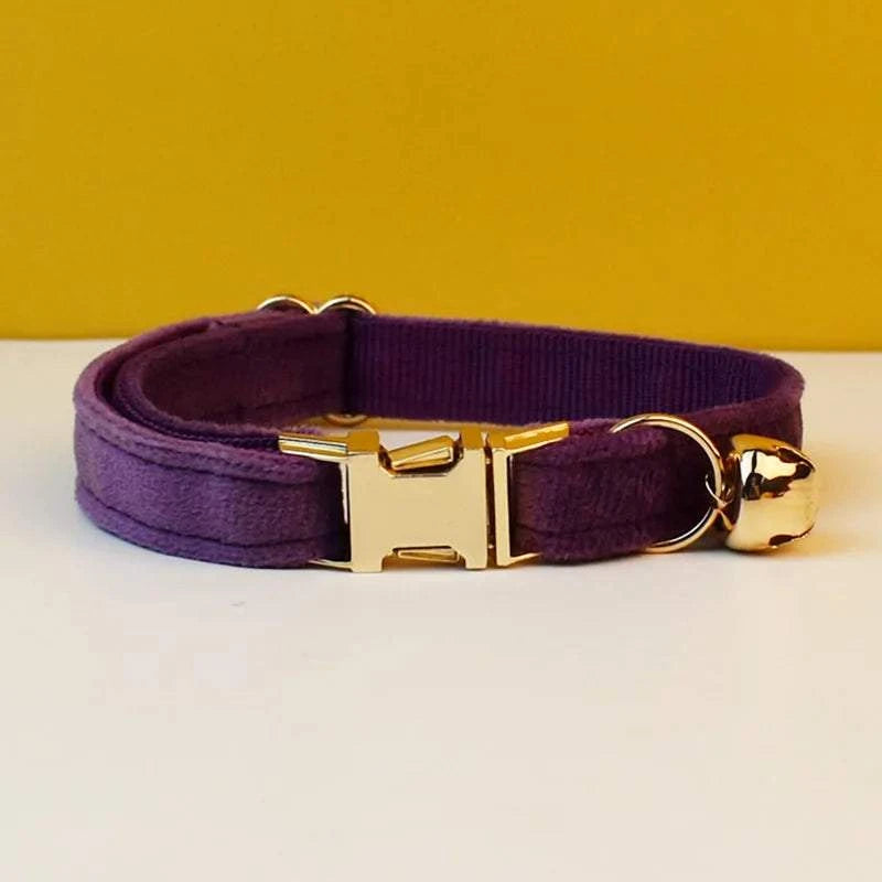 Stylish Adjustable Cat Collar with Bowknot Engraveable Pet Safety Feature for Choking Prevention Comfortable Fit for Cats