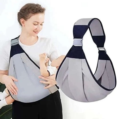 Multifunctional ergonomic child carrier wrap made of cotton for babies and toddlers