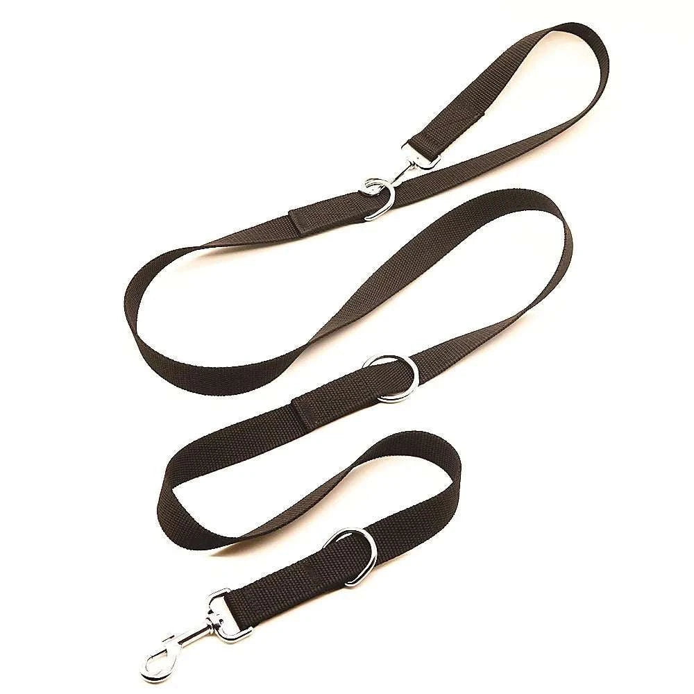 Outdoor Dog Leashes Dog Chain Control Dog Lead Leash Adjustable Training Double Ended 2.5M Police Style Safety Pet Dogs Walking