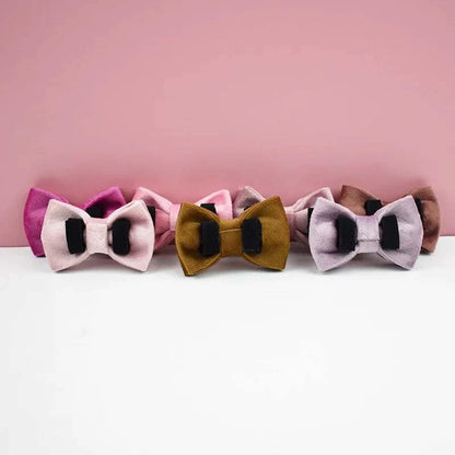Stylish Adjustable Cat Collar with Bowknot Engraveable Pet Safety Feature for Choking Prevention Comfortable Fit for Cats