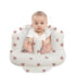 Inflatable baby seat with built-in air pump and cartoon design for babies aged 3 to 36 months