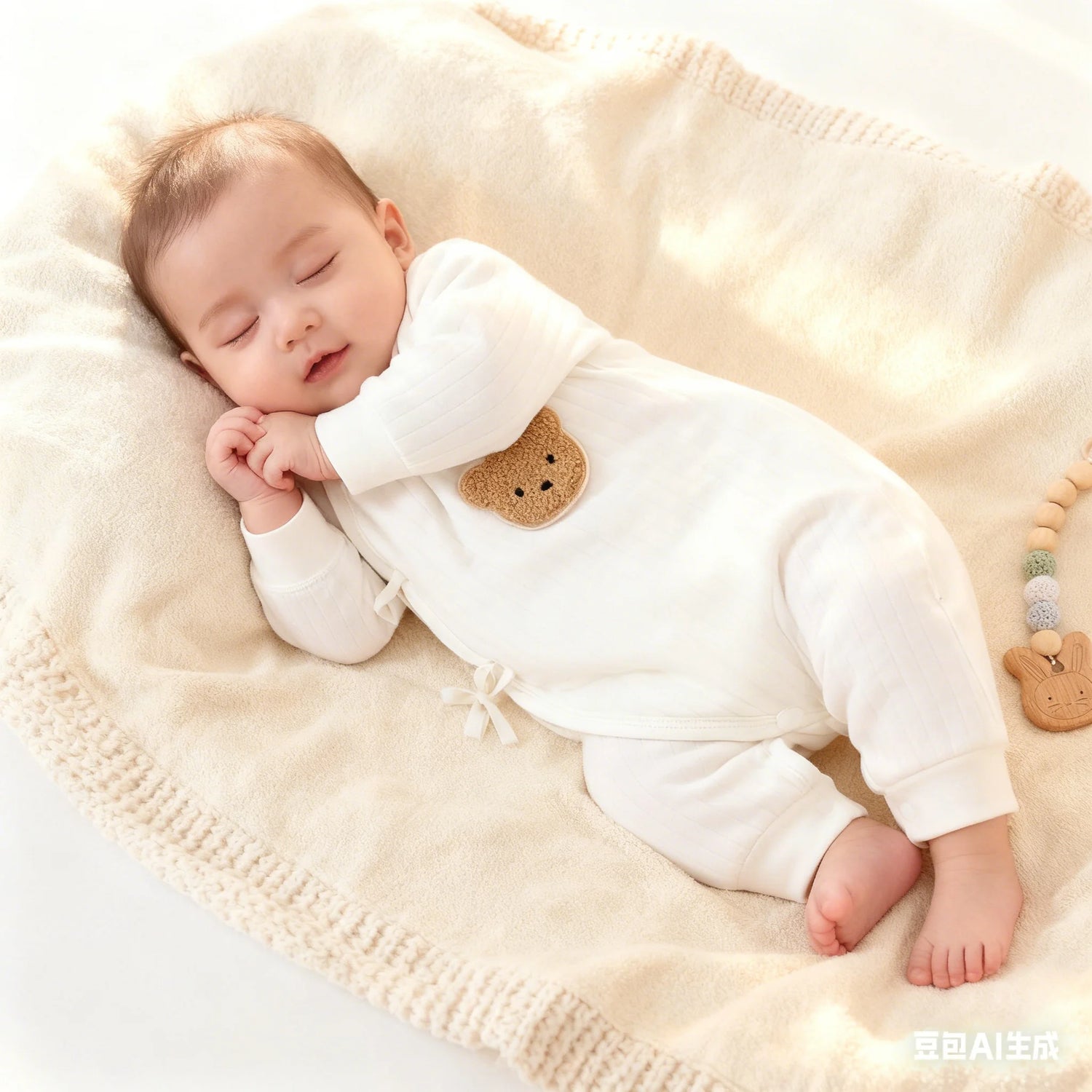 Boys Girls Bodysuit Newborn Winter Onesie Clothes Cotton Toddler Home Wear  0-6M Thickened Spring and Autumn Clothing