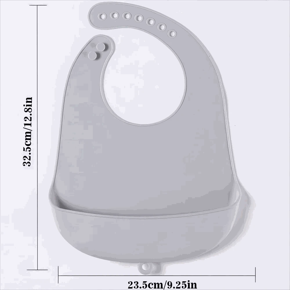 Silicone Baby Eating Bibs Easy to Clean Baby Bibs Drooling Towel Waterproof Children Silicone Bibs