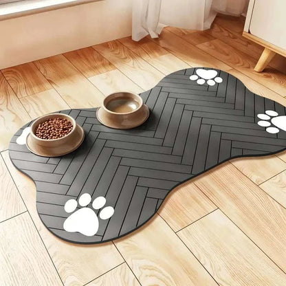 Pet absorbent non-slip mats for cats and dogs dining and sleeping use