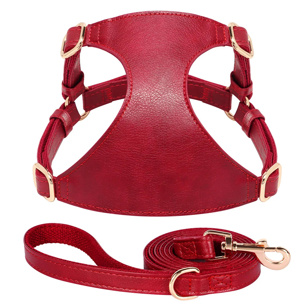 PU Leather Dog Harness