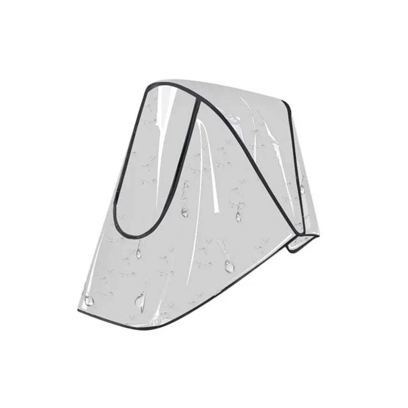 Transparent universal stroller rain cover for baby weather protection with breathable EVA/PVC material