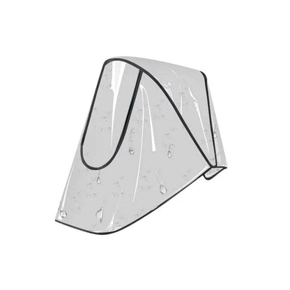 Transparent universal stroller rain cover for baby weather protection with breathable EVA/PVC material