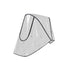 Transparent universal stroller rain cover for baby weather protection with breathable EVA/PVC material