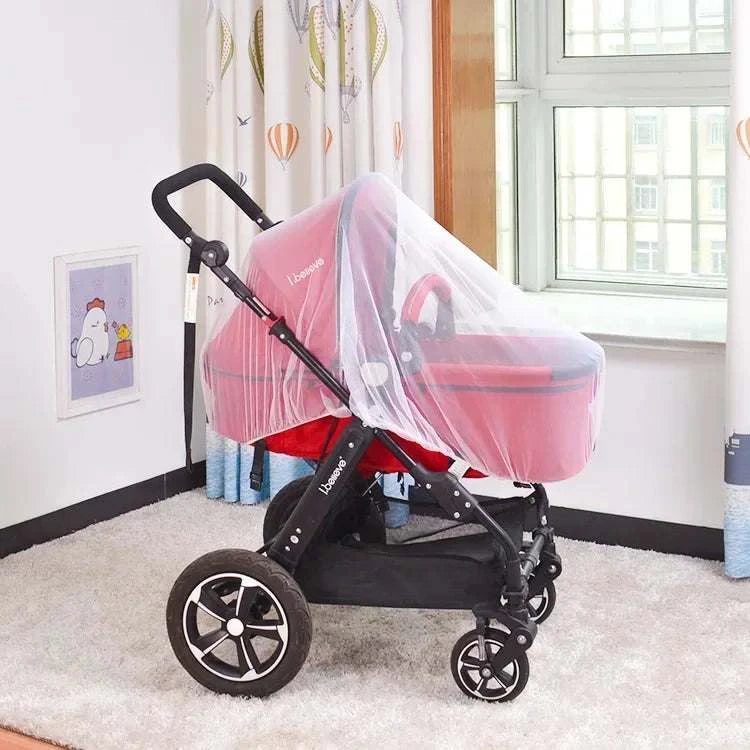 Mosquito Net For Baby Stroller Summer Pram Insect Shield Net Infants Pushchair Cart Safe Protection Mesh Pram Accessories