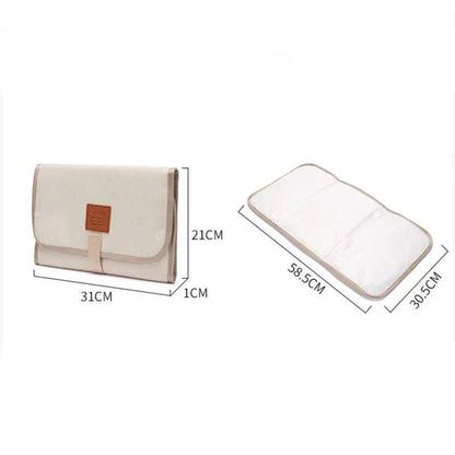 Nappy Diaper Changing Mat Waterproof Floor Change Play Mat Baby Portable Foldable Washable Compact Travel