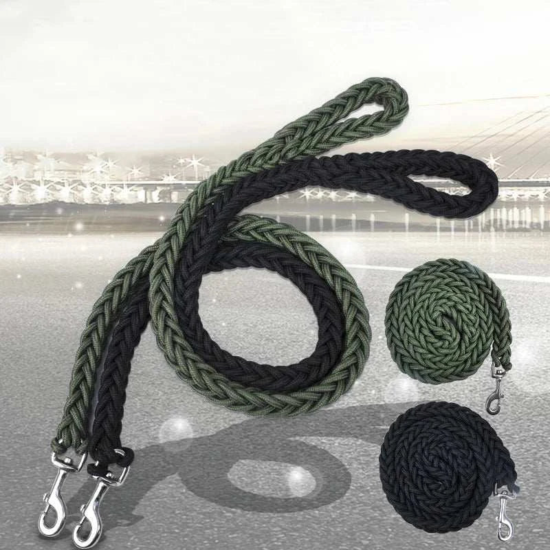 Dog leash for effective training and comfortable walking strong and durable braid suitable for large dogs dog training leash