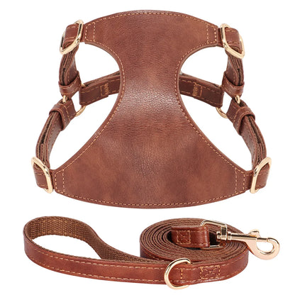 PU Leather Dog Harness